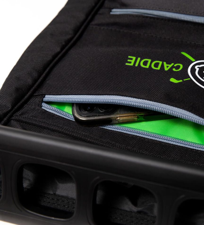 Baby Caddie carry bag converts to an over-shoulder bag.