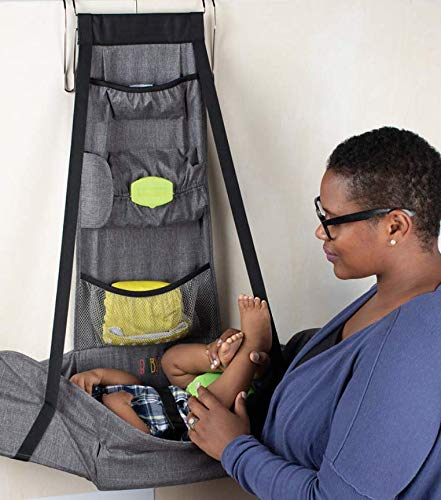 Baby Change-N-Go wipe-clean surface enables quick sanitation after use
