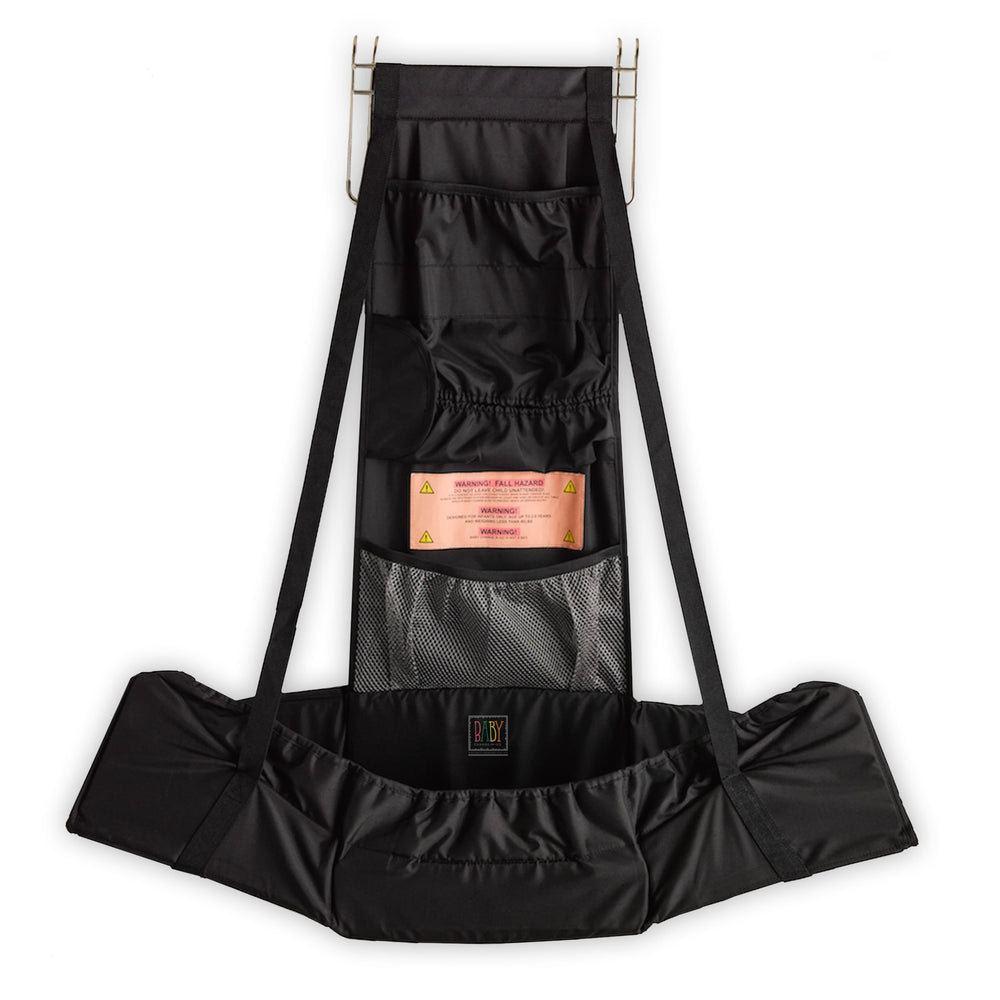 Baby Change-N-Go front-view open shows private on-the-go diapering surface.