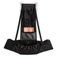 Baby Change-N-Go front-view open shows private on-the-go diapering surface.