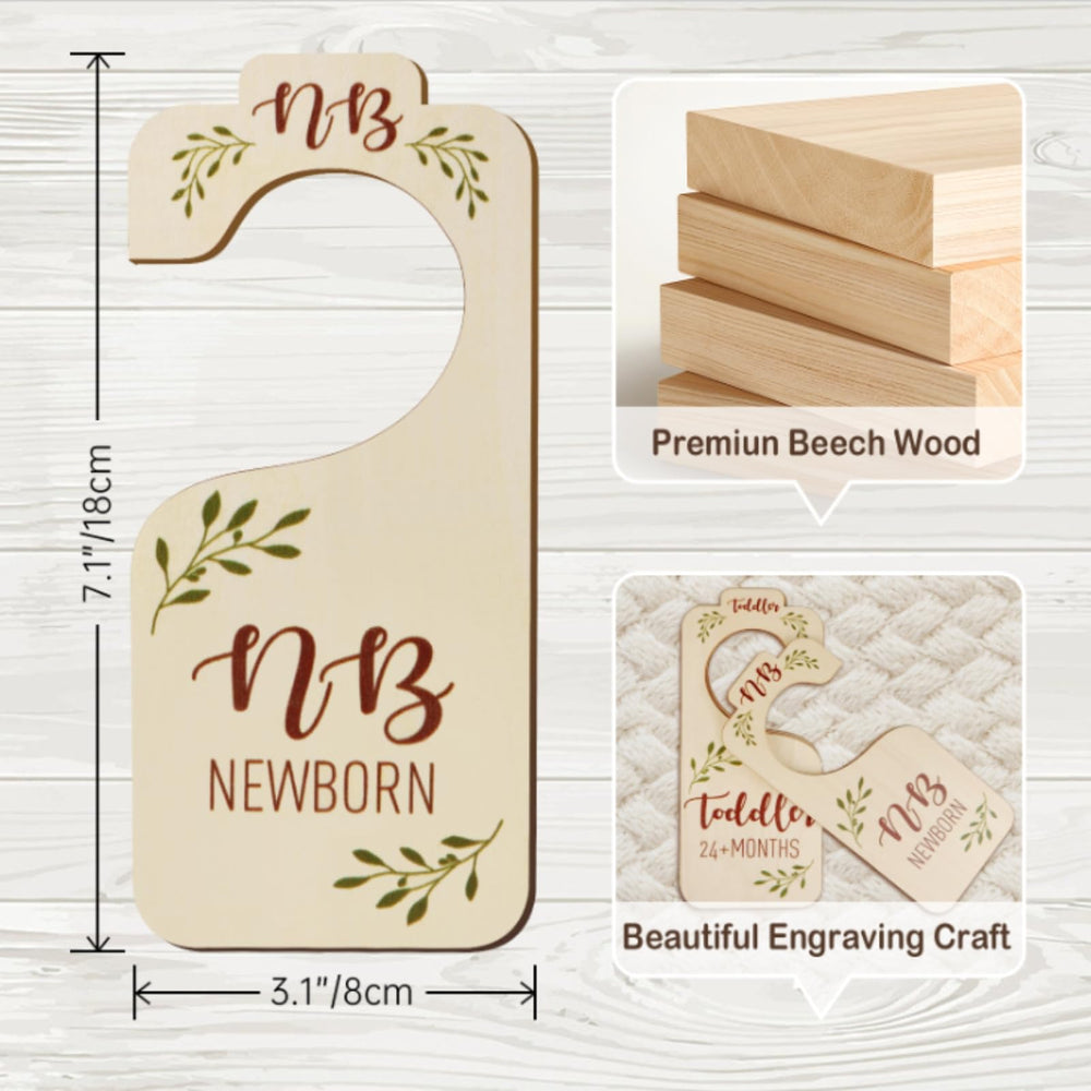 baby closet dividers easy-organizing system saves time during dressing and laundry tasks for busy parents.