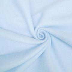 Baby Essentials blue blanket satin trim closeup highlights luxurious edge and breathable warmth