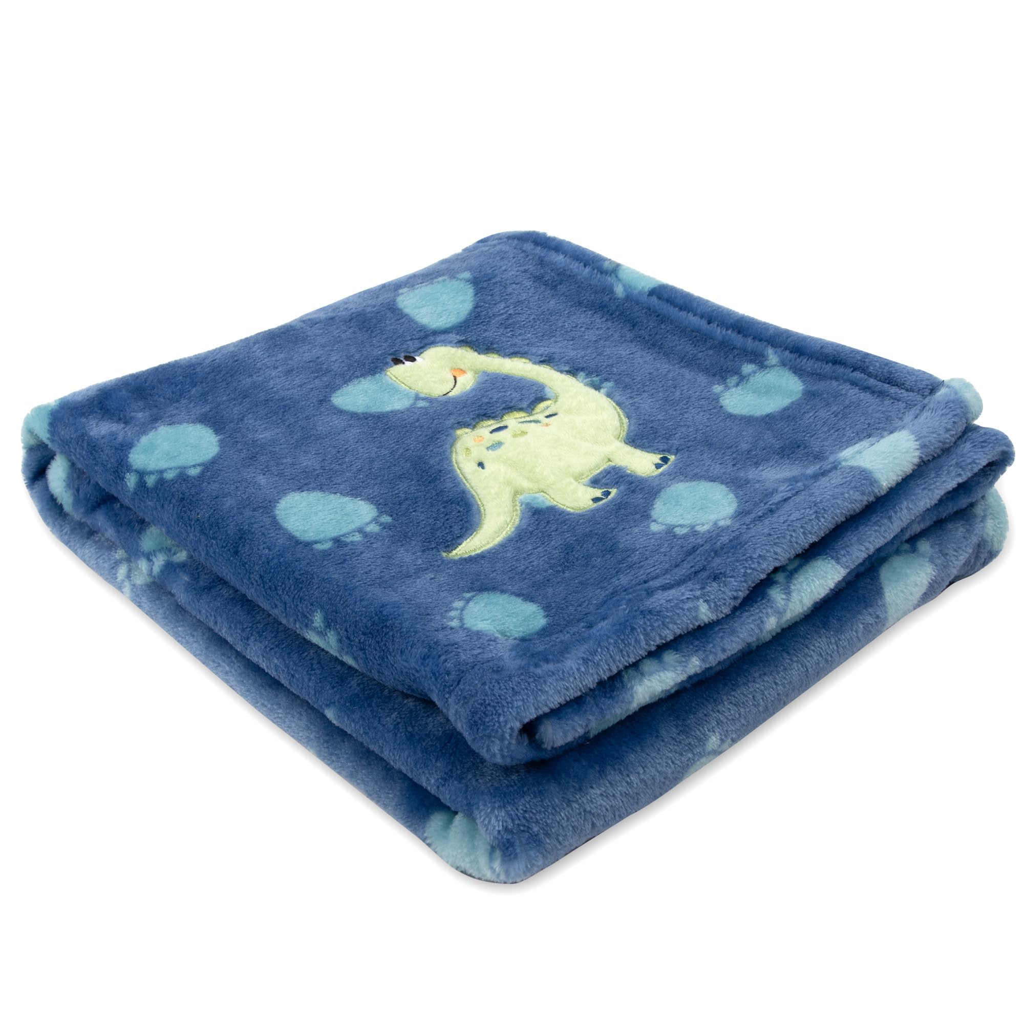 Baby Essentials 30x36 crib blanket offers newborn warmth and decor.