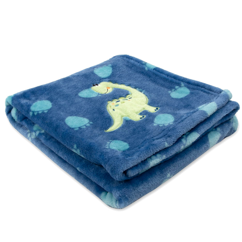 Baby Essentials 30x36 crib blanket offers newborn warmth and decor.