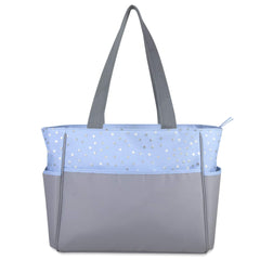 Baby Essentials diaper bag tote changing pad included for quick on-the-go changes.