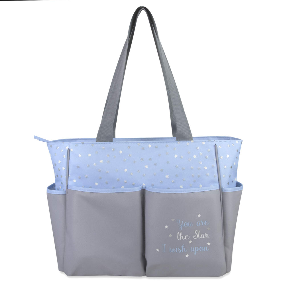 Baby Essentials diaper bag tote wet wipes case keeps wipes handy and organized.