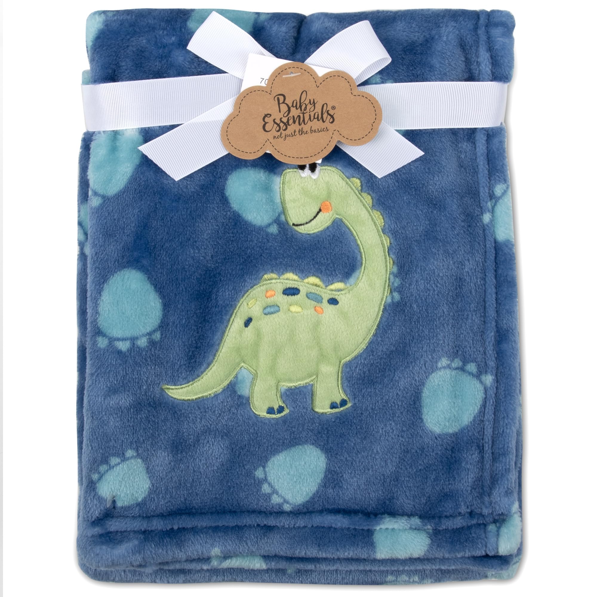 Baby Essentials embroidered character detail adds playful nursery charm.