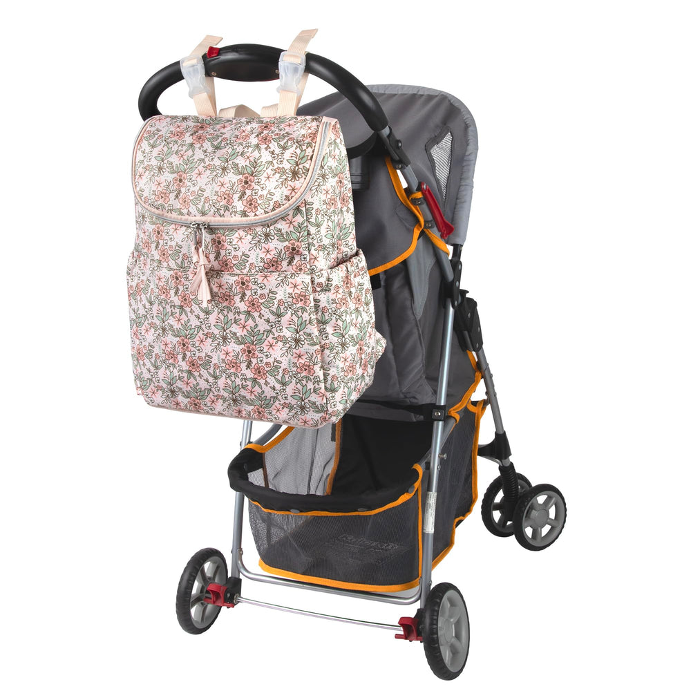 Baby Essentials large capacity diaper backpack ideal for travel and everyday use.