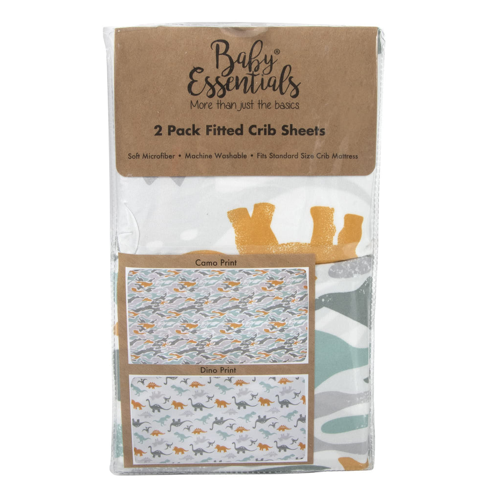 Baby Essentials machine-washable crib sheet stays easy to care for.