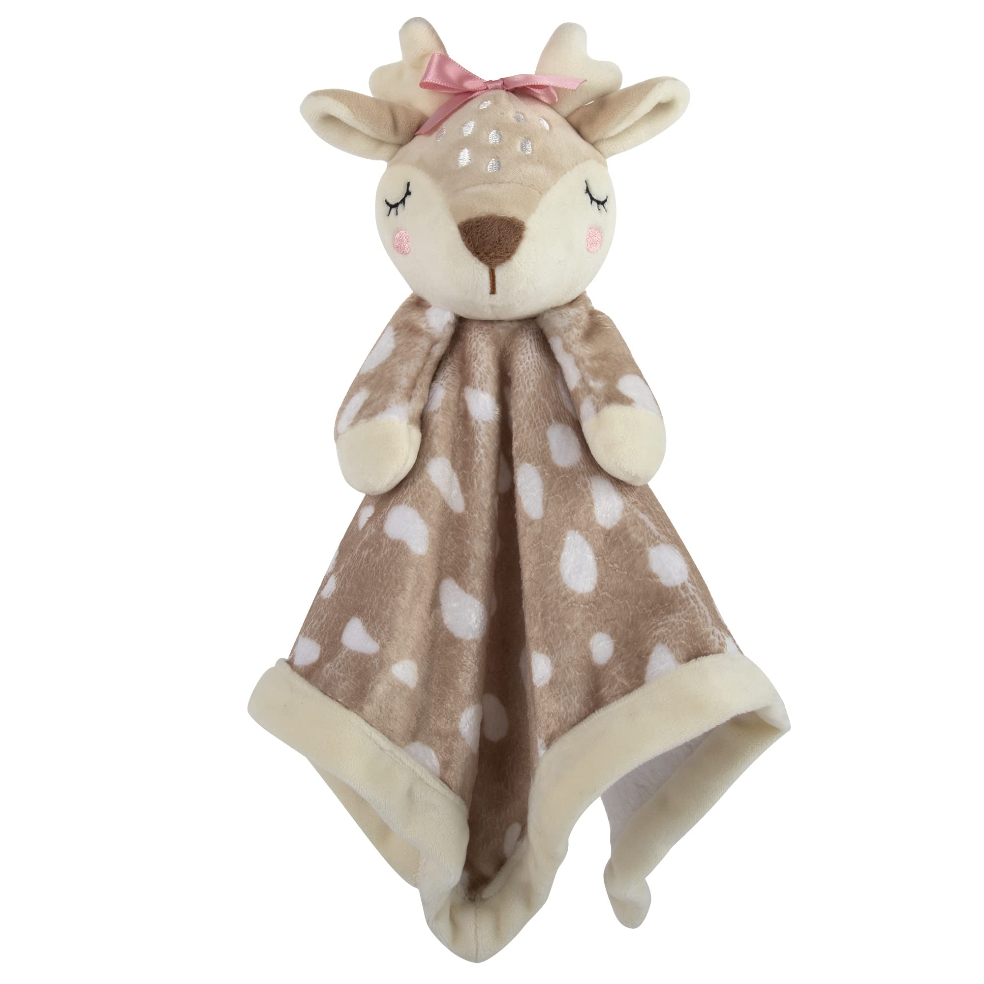 Baby Essentials Minky Animal Snuggler deer lovey — silky security for naps.