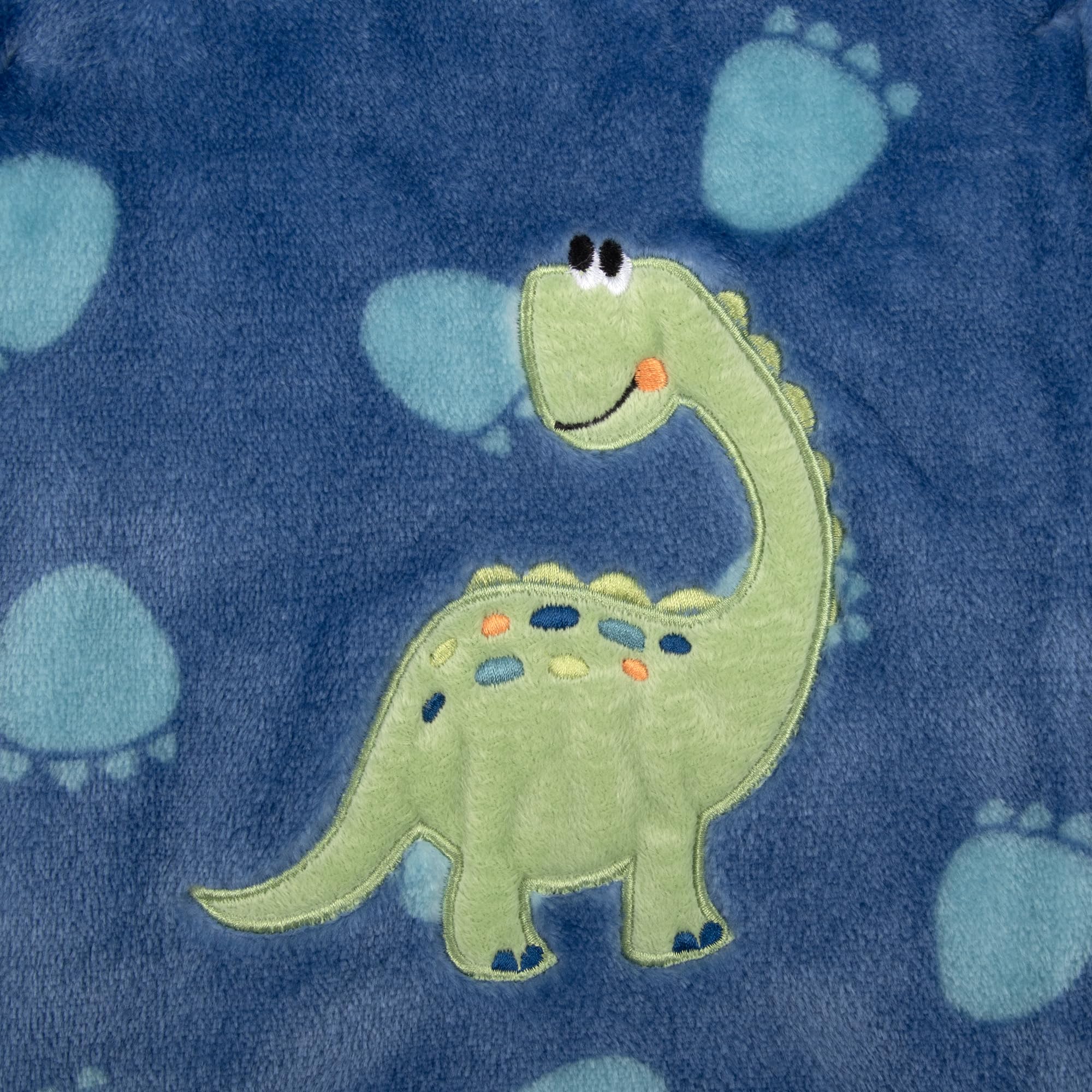 Baby Essentials minky throw shows soft texture for toddler cuddles.