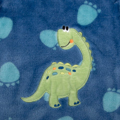 Baby Essentials minky throw shows soft texture for toddler cuddles.