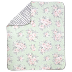 Baby Essentials sherpa blanket in nursery decor adds soft texture and warmth.