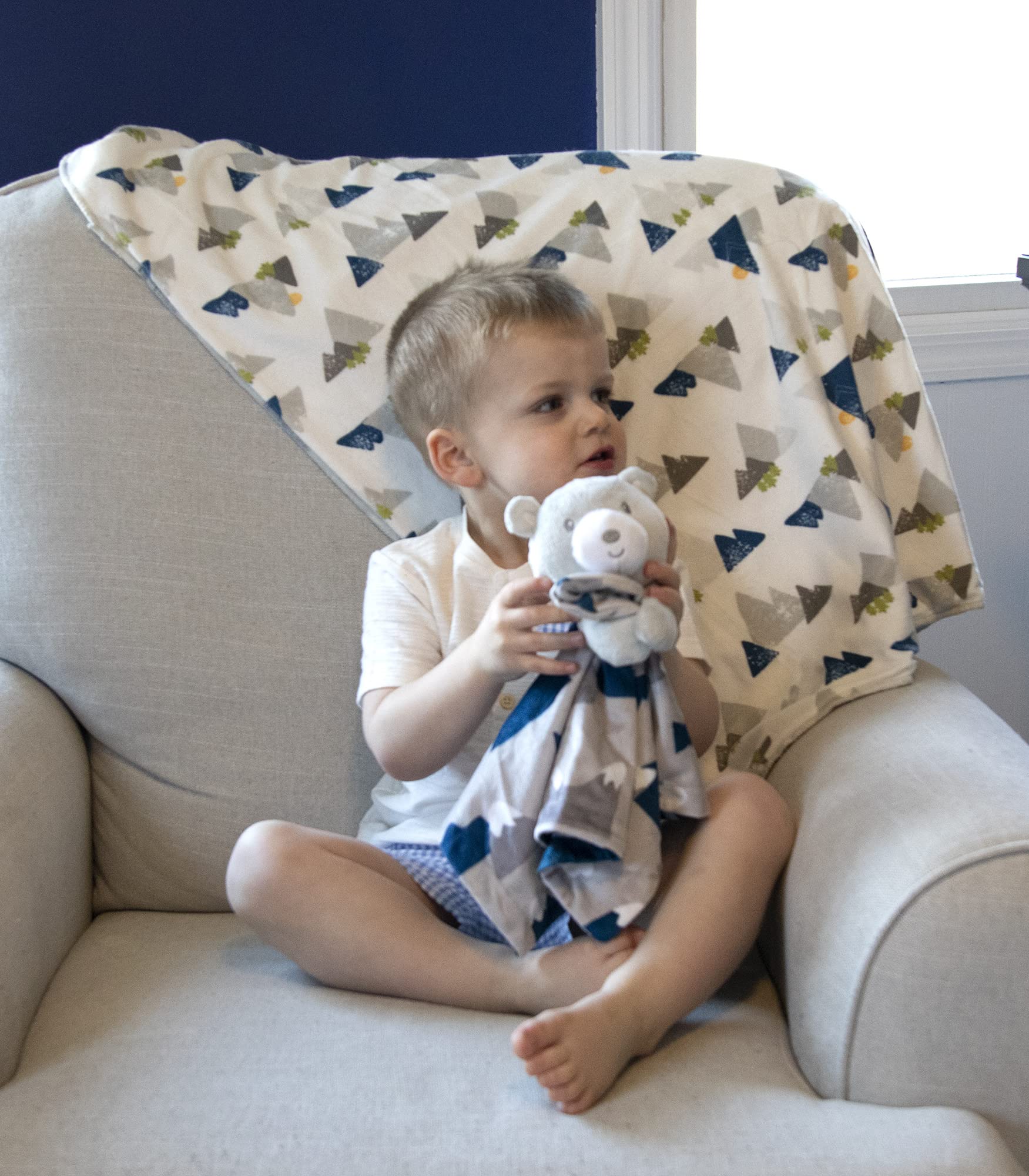 Baby Essentials Sherpa blanket stroller-travel soft plush for on-the-go