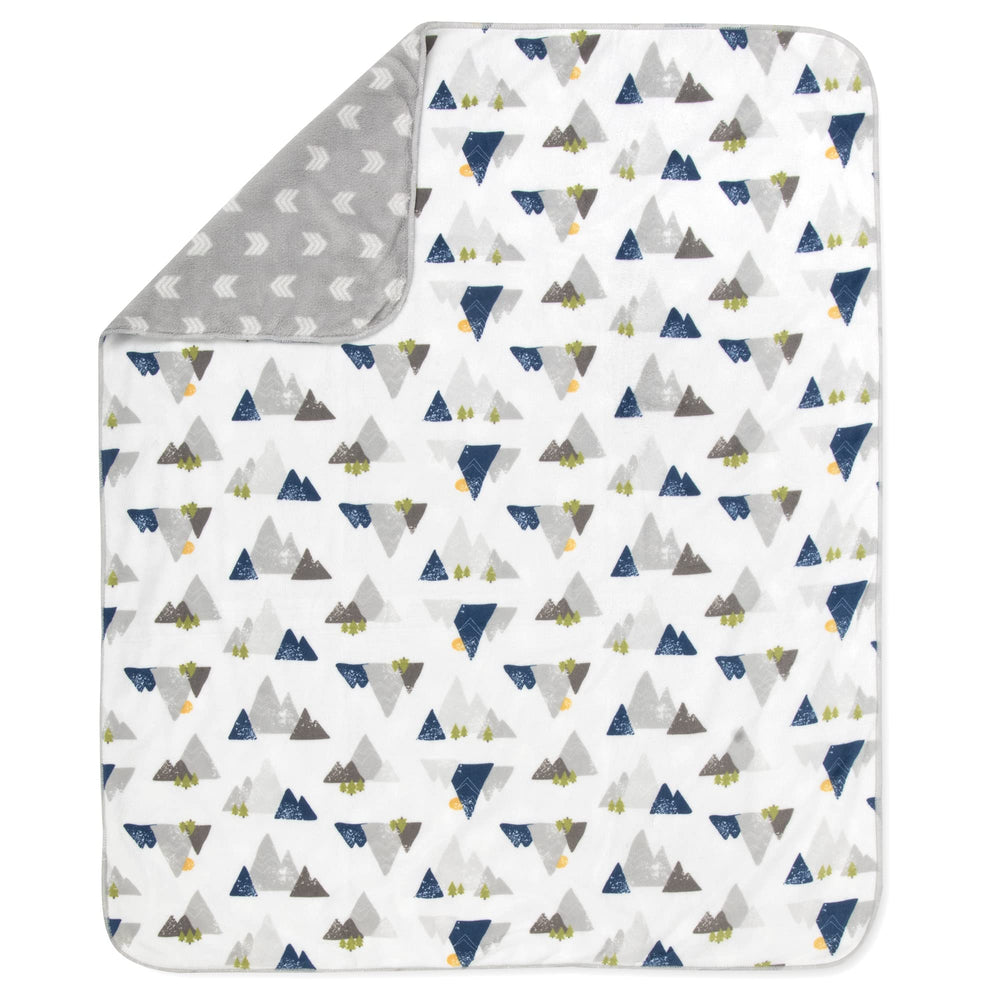 Baby Essentials Sherpa blanket swaddle-use versatile for carrier or stroller