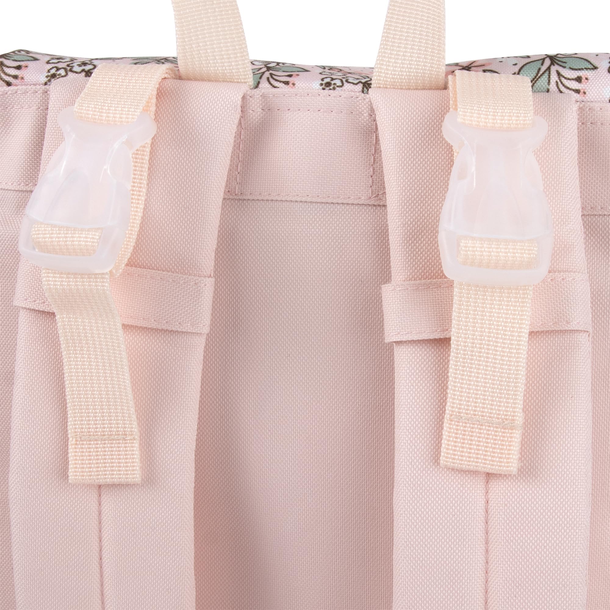 Baby Essenceals side water bottle pockets keep hydration within reach.
