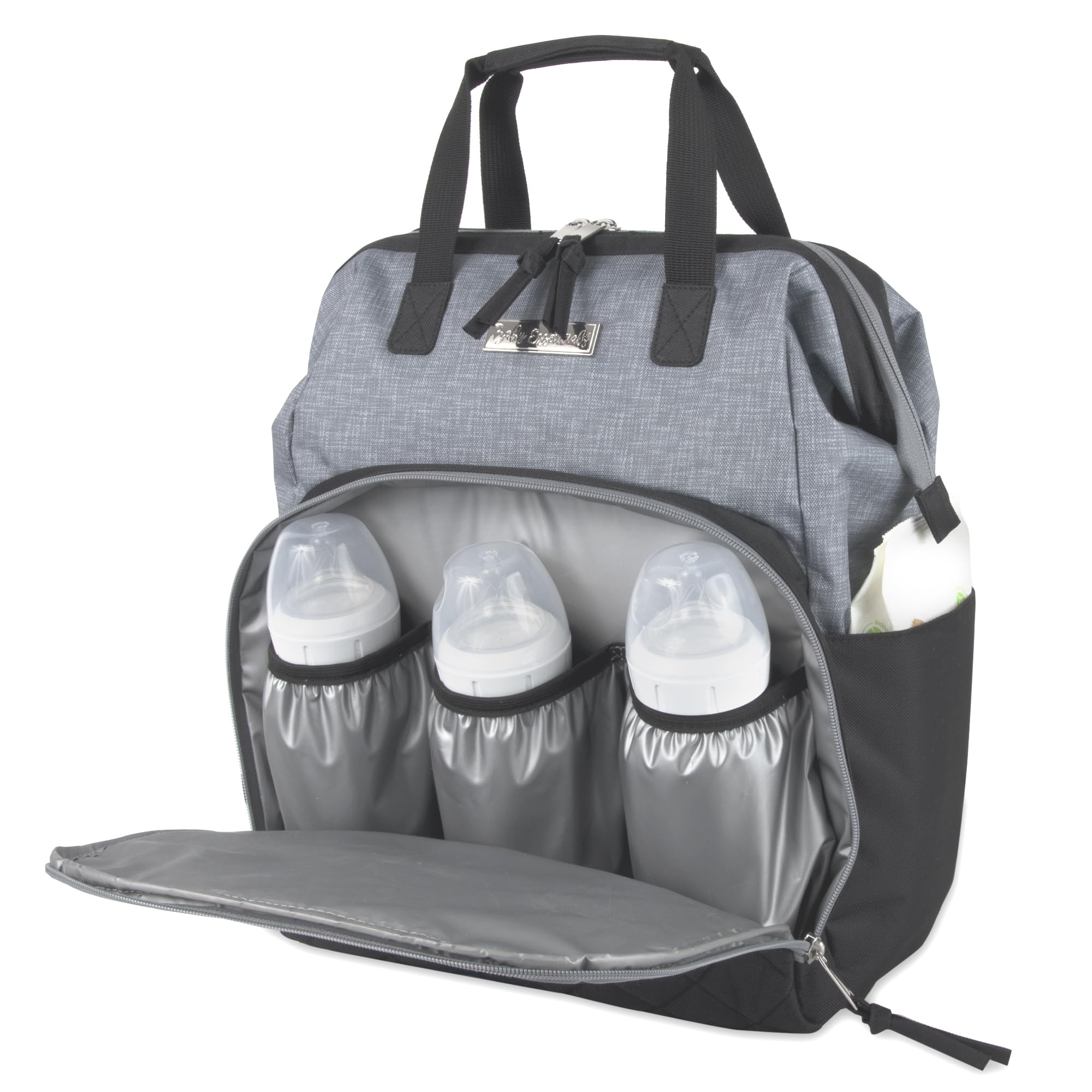 Baby Essentials Super Cooler dedicated diaper compartment for easy diaper access