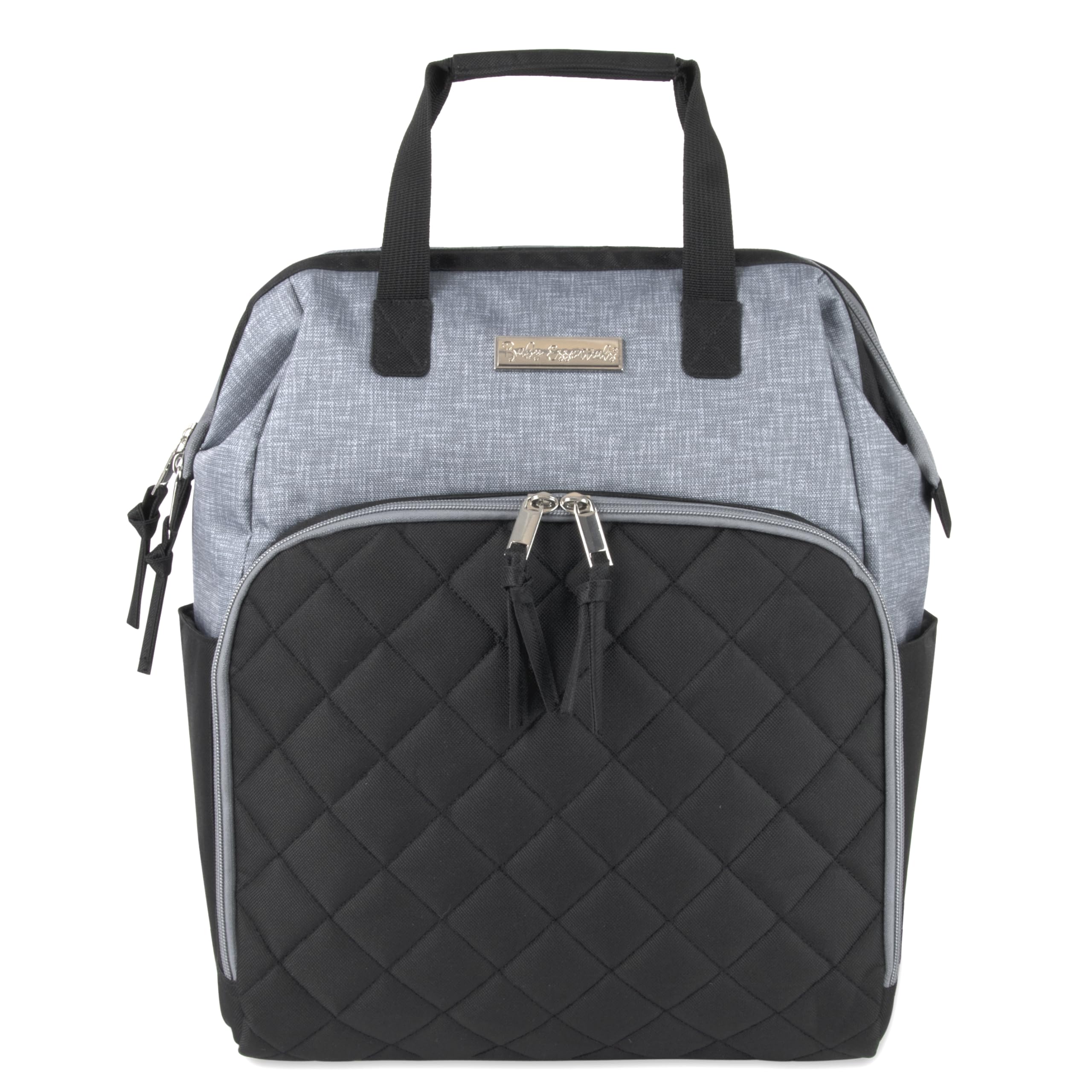 Baby Essentials Super Cooler side pocket with accessories for quick wipes and snacks