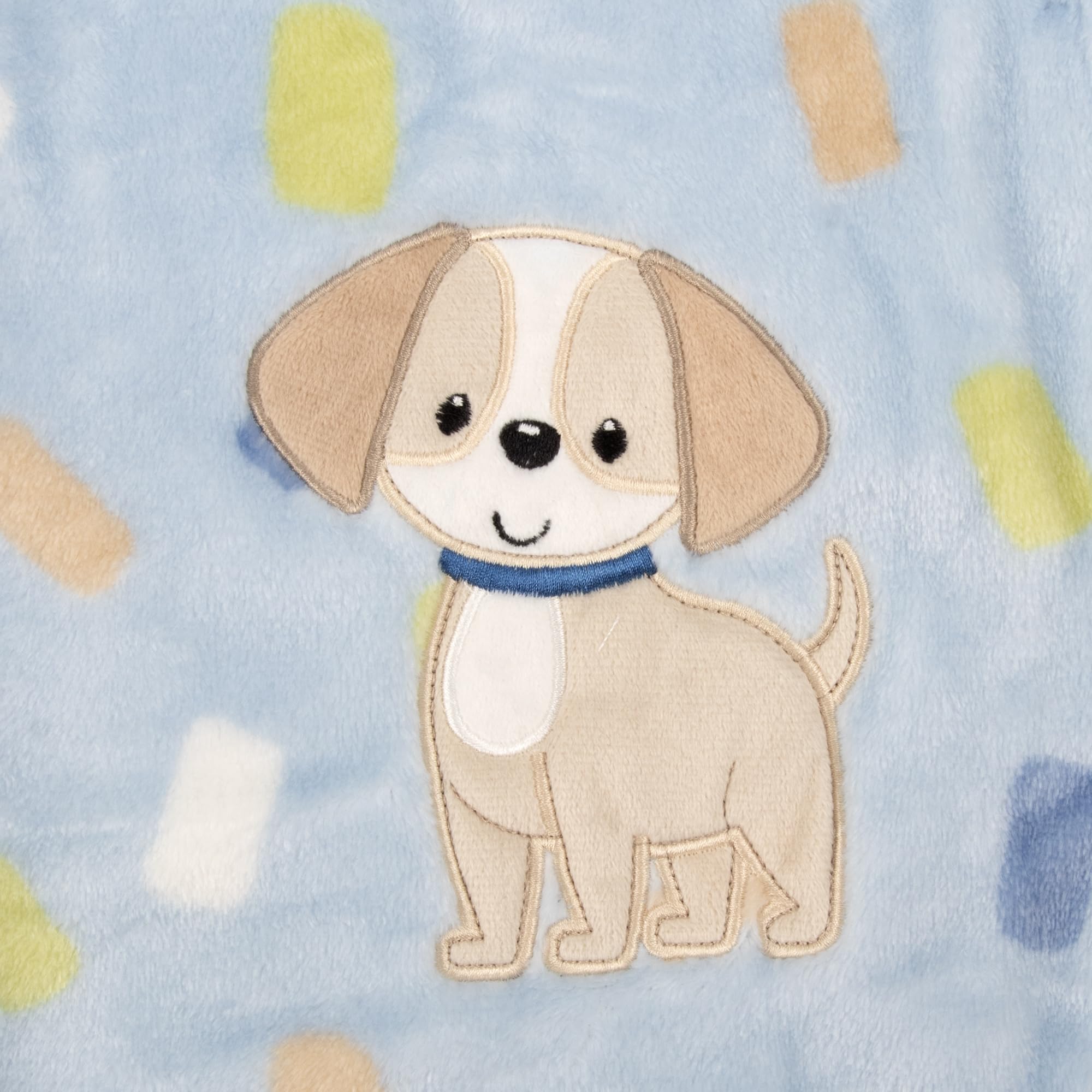 Baby Essentials toddler fleece blanket delivers soft warmth for all seasons.