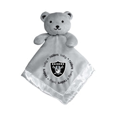 Baby Fanatic NFL bear security blanket logo close-up for comforting snuggles