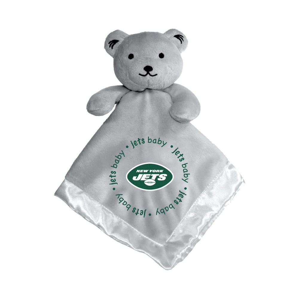 Baby Fanatic New York Jets security bear blanket front embroidery for comforting playtime