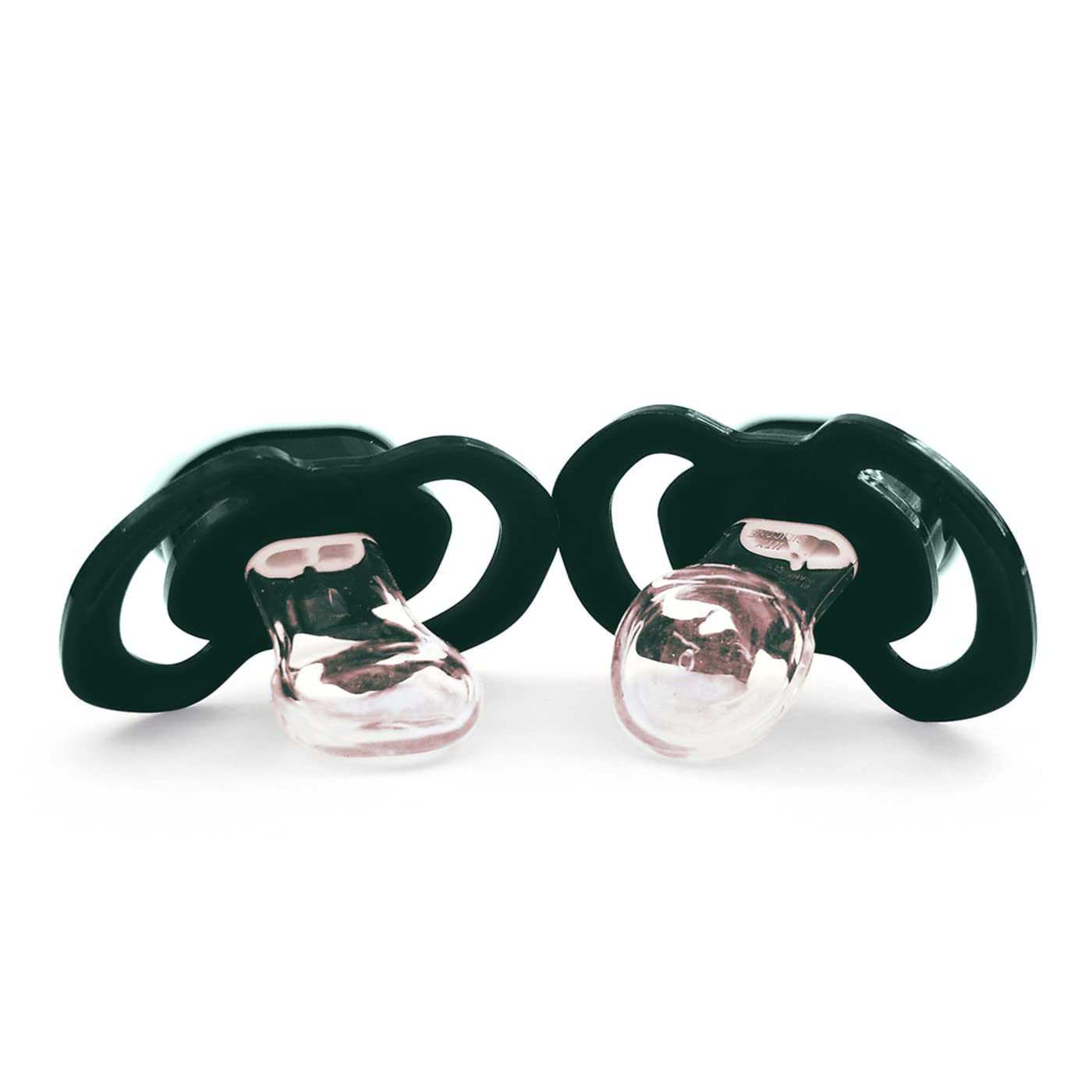 Baby Fanatic Packers logo and shield color pattern on pacifier