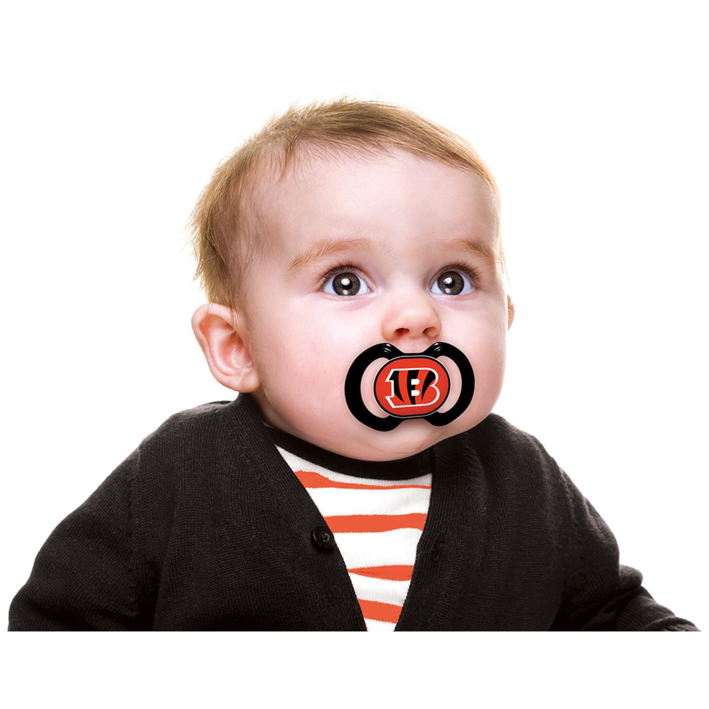 BabyFanatic pacifier plastic shield close-up illustrating ergonomic shield for comfortable fit