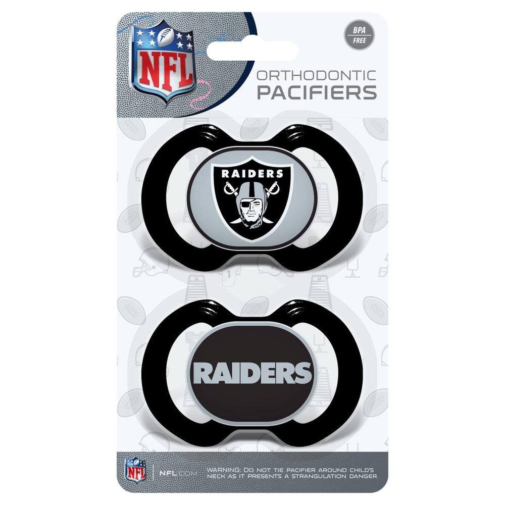 Baby Fanatic Raiders pacifier shield colors boost visual interest and brand recognition during comforting moments.