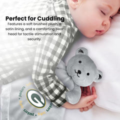 Baby Fanatic satin lining detail highlights silky touch for gentle skin comfort