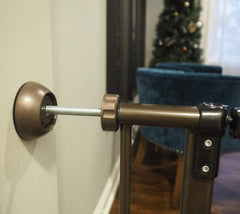 Baby Gate Guru bronze wall protector baseboard install shields fragile trim