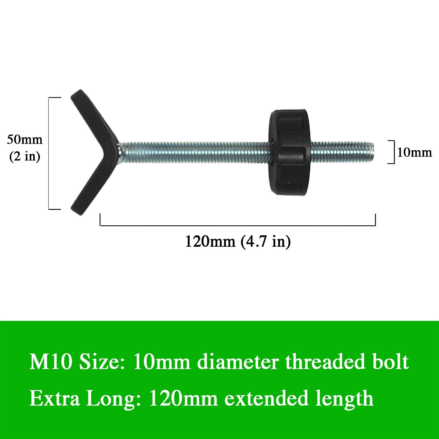 Baby Gate Guru M10 spindle rod 12cm white versatile gate setup capability