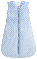 Baby in a Bag Summer Model sleeping bag with Minky Dot fabric offers skin-soft comfort.