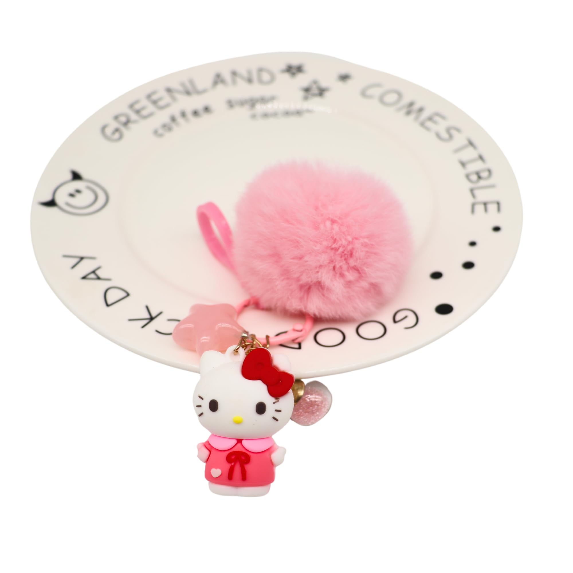 Baby In Love Basket Hello Kitty water bottle pink in-use image for kid-friendly hydration.