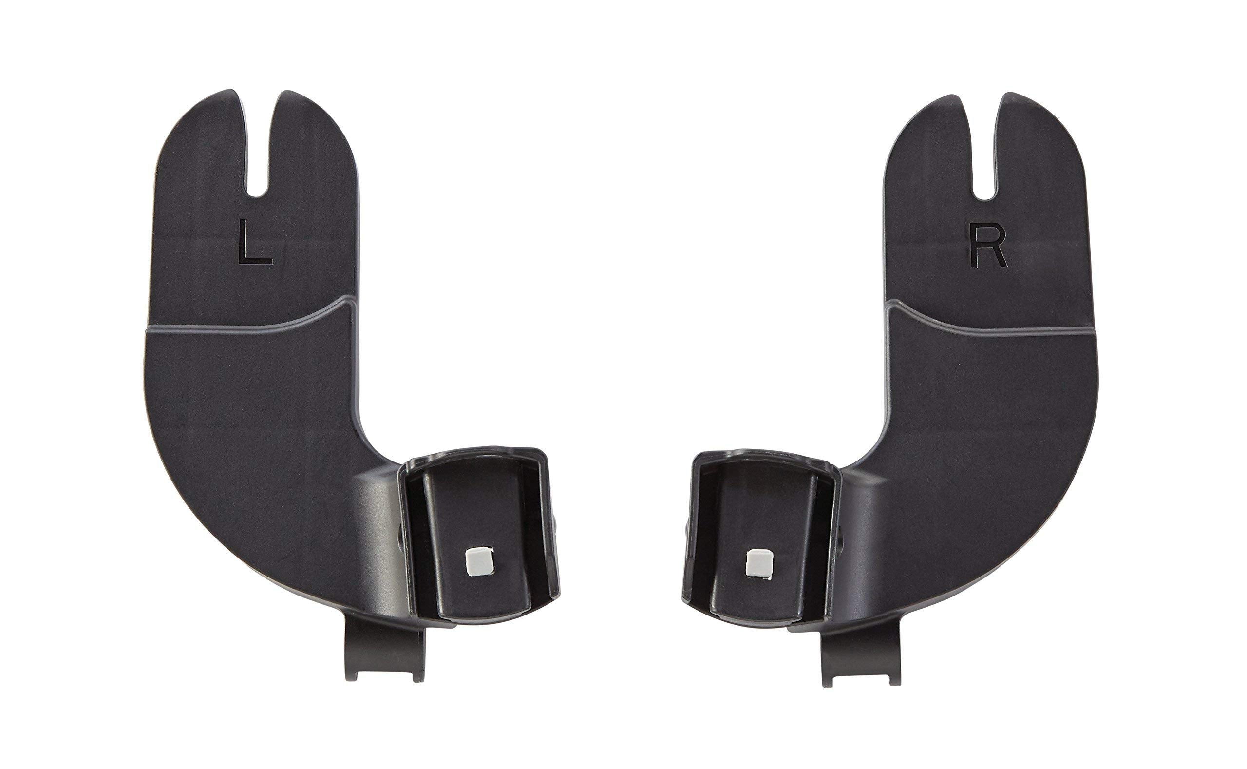 Baby Jogger car seat adapter close-up enabling seamless travel system with City Select stroller.
