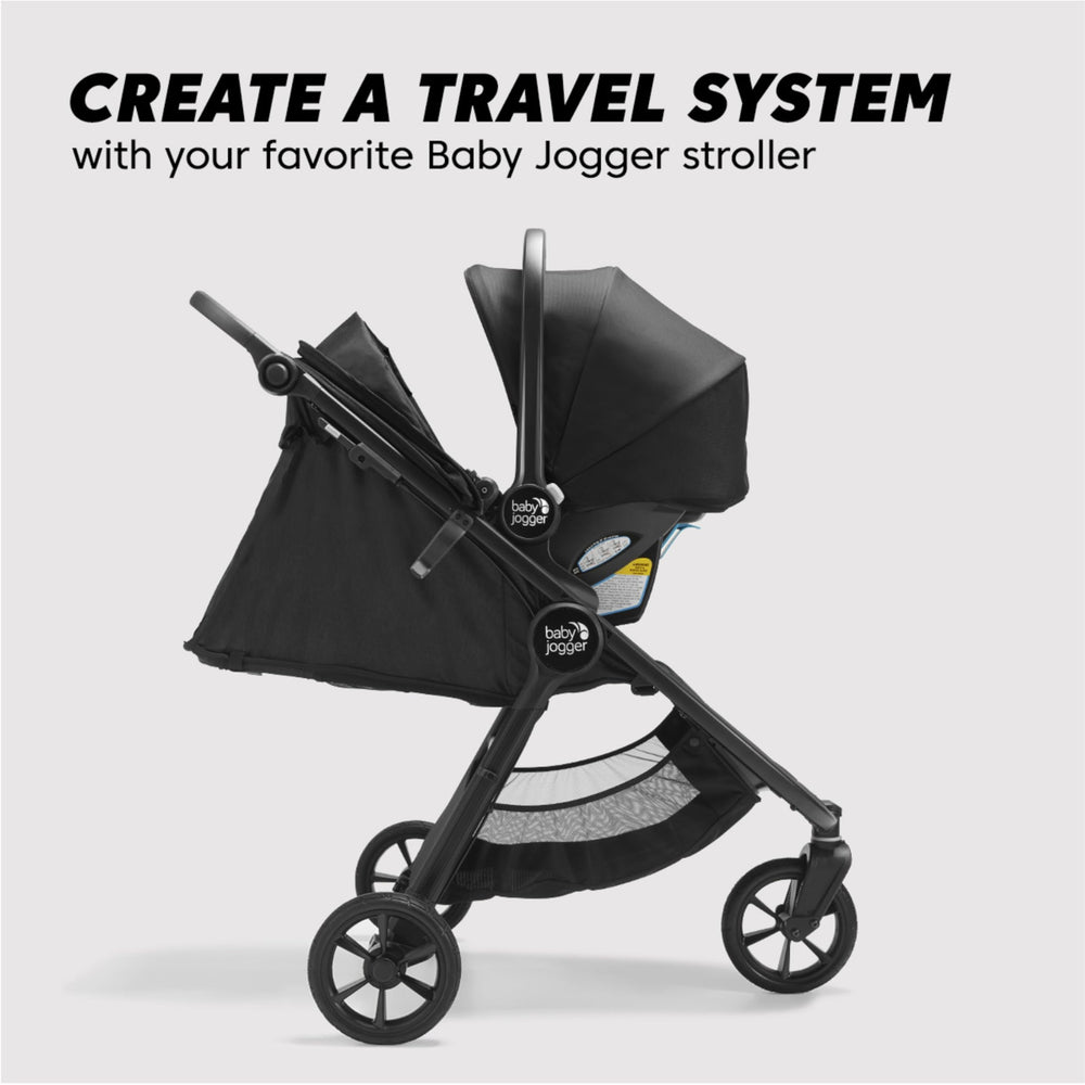 Baby Jogger City GO 2 Tencel canopy close-up showing breathable, quiet shade