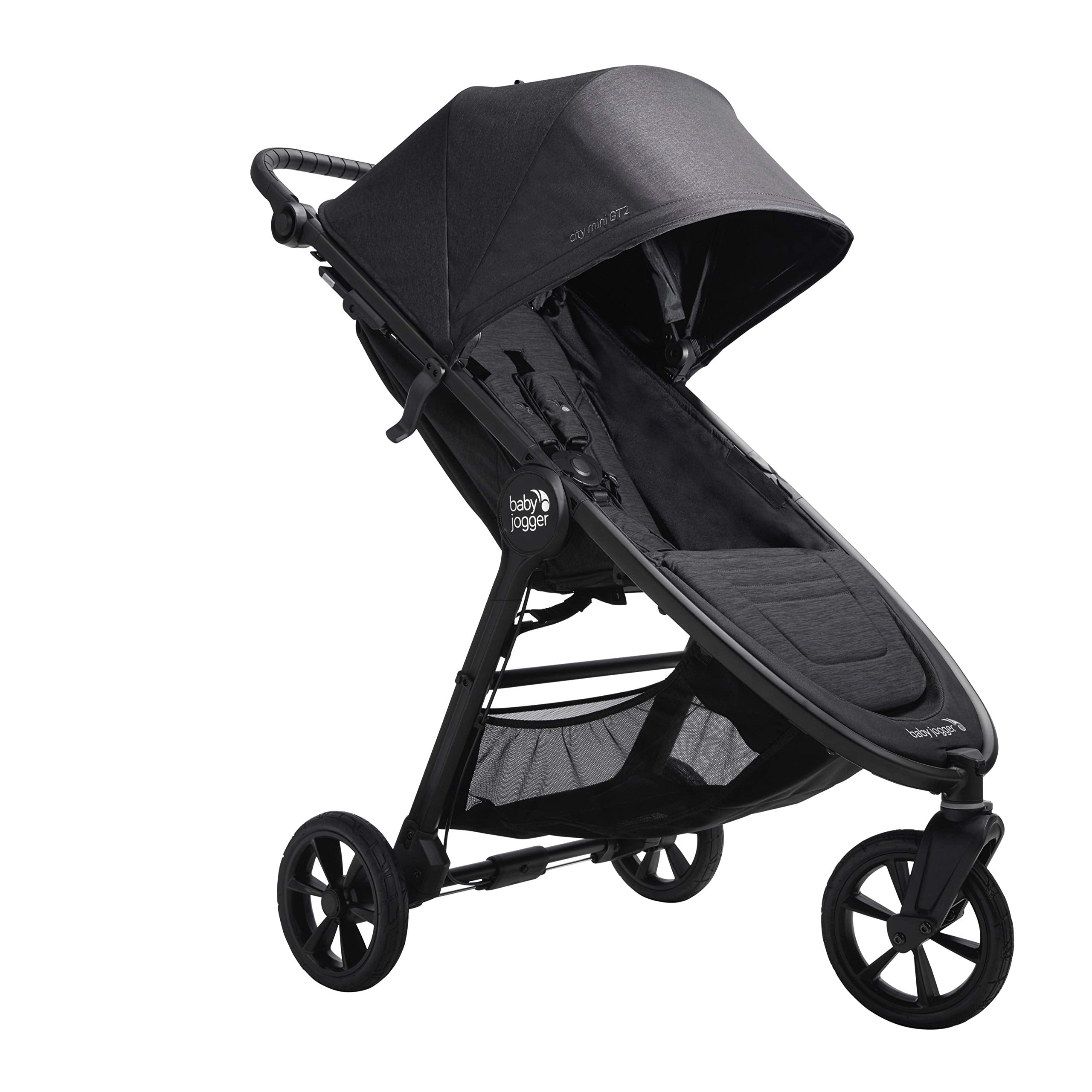 Baby Jogger City Mini GT2 all-terrain tires deliver smooth rides on varied surfaces.