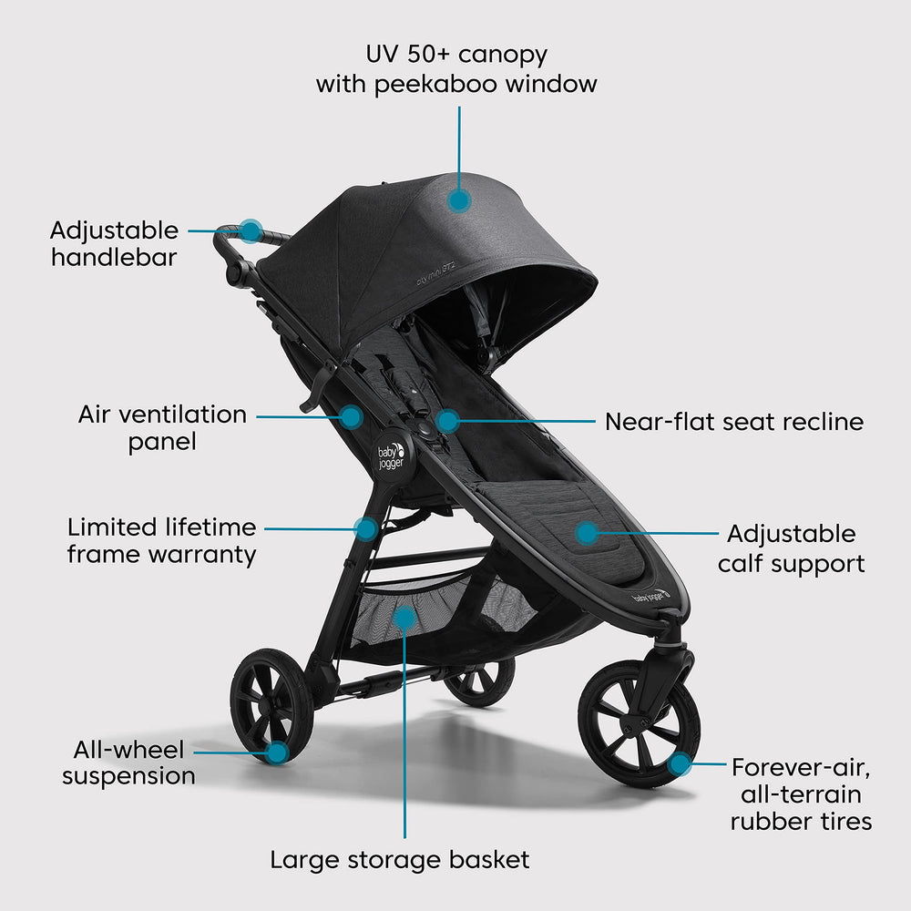 Baby Jogger City Mini GT2 compact fold for easy storage and transport.