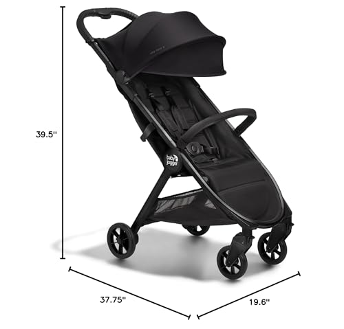 Baby Jogger City Tour 2 Eco Black large storage basket holds essentials.