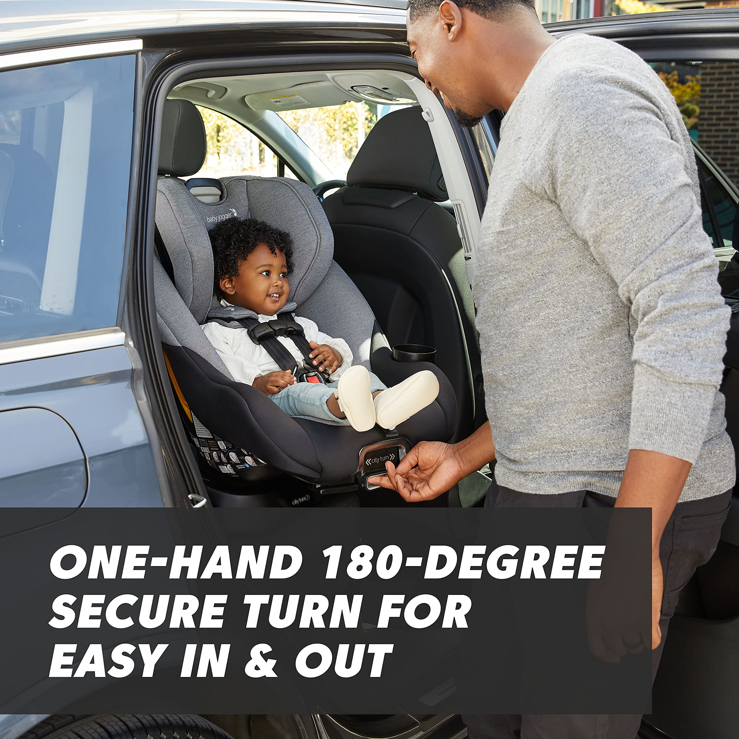 Baby Jogger City Turn RAPIDLOCK installation feature