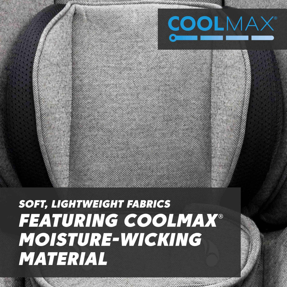 Baby Jogger City Turn COOLMAX fabric keeps your child cool and comfortable
