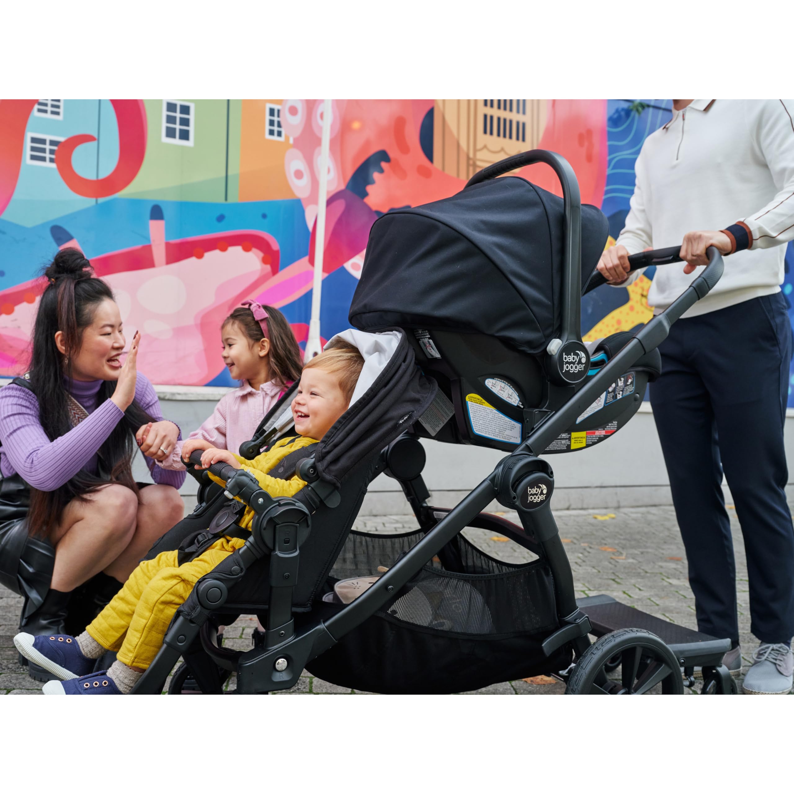 Baby Jogger Glider Board compact-storage saves space when folded.