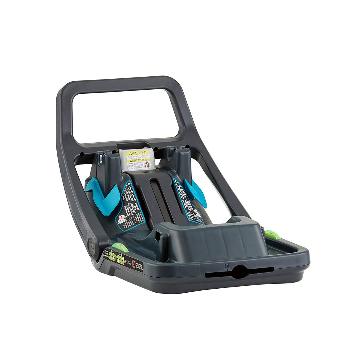 Baby Jogger RAPIDLOCK base install demonstrates quick belt-tensioning for fast, secure car-seat setup.