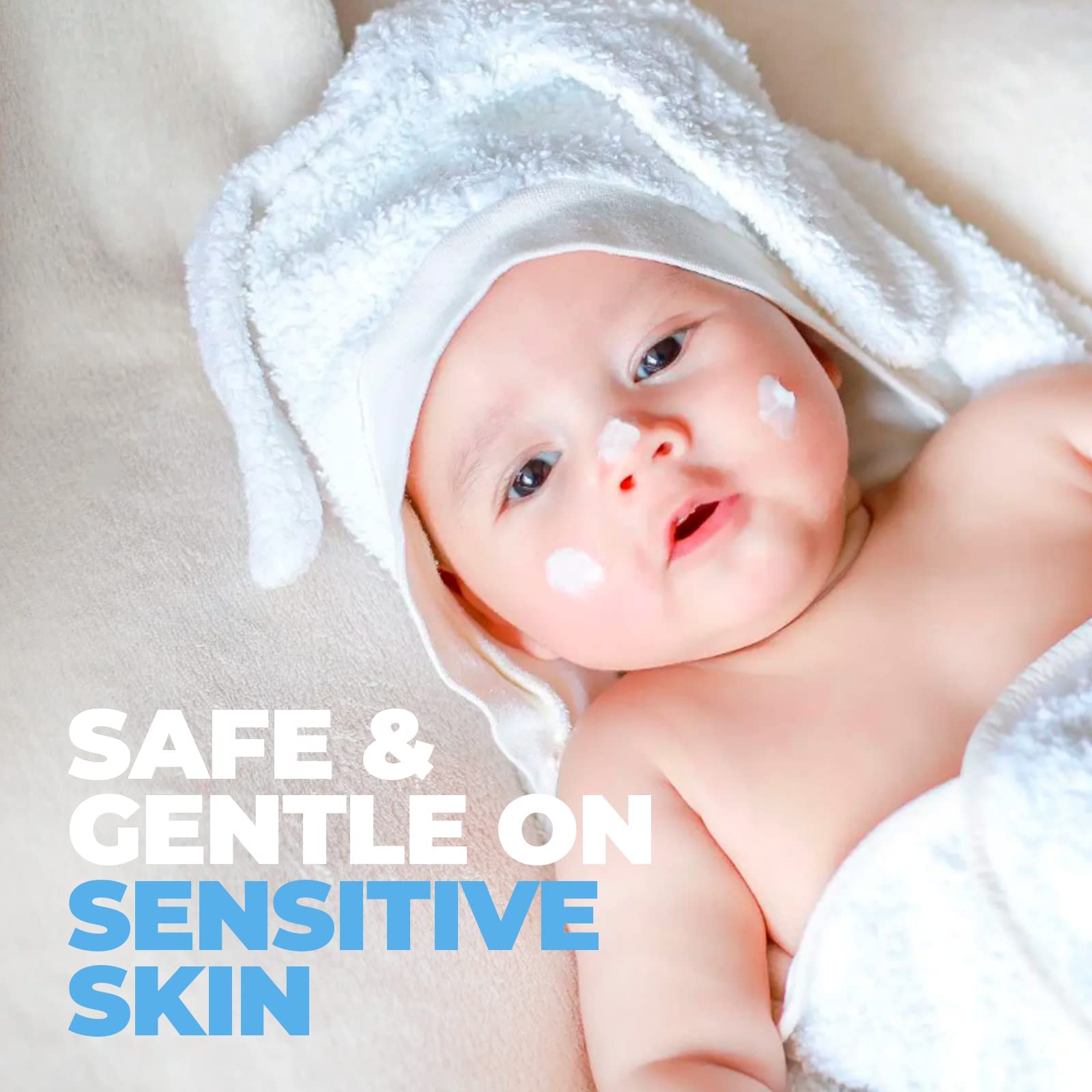 Baby Jolie bedtime routine moment with gentle cleanse and hydration.