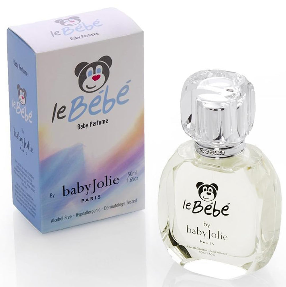 Baby Jolie Le Bebe perfume bottle closeup showing delicate floral-fruit scent concept