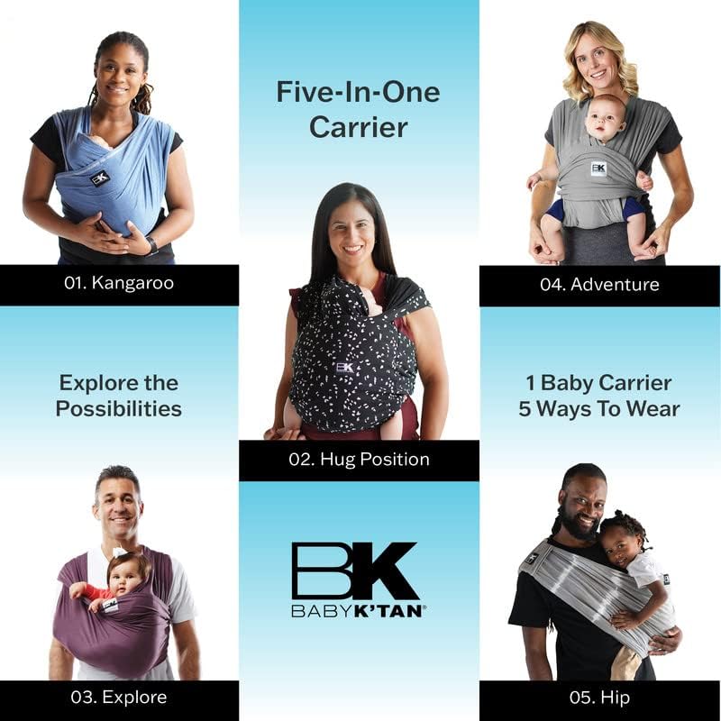 Hip-healthy seating in Breeze carrier supports ergonomic infant positioning