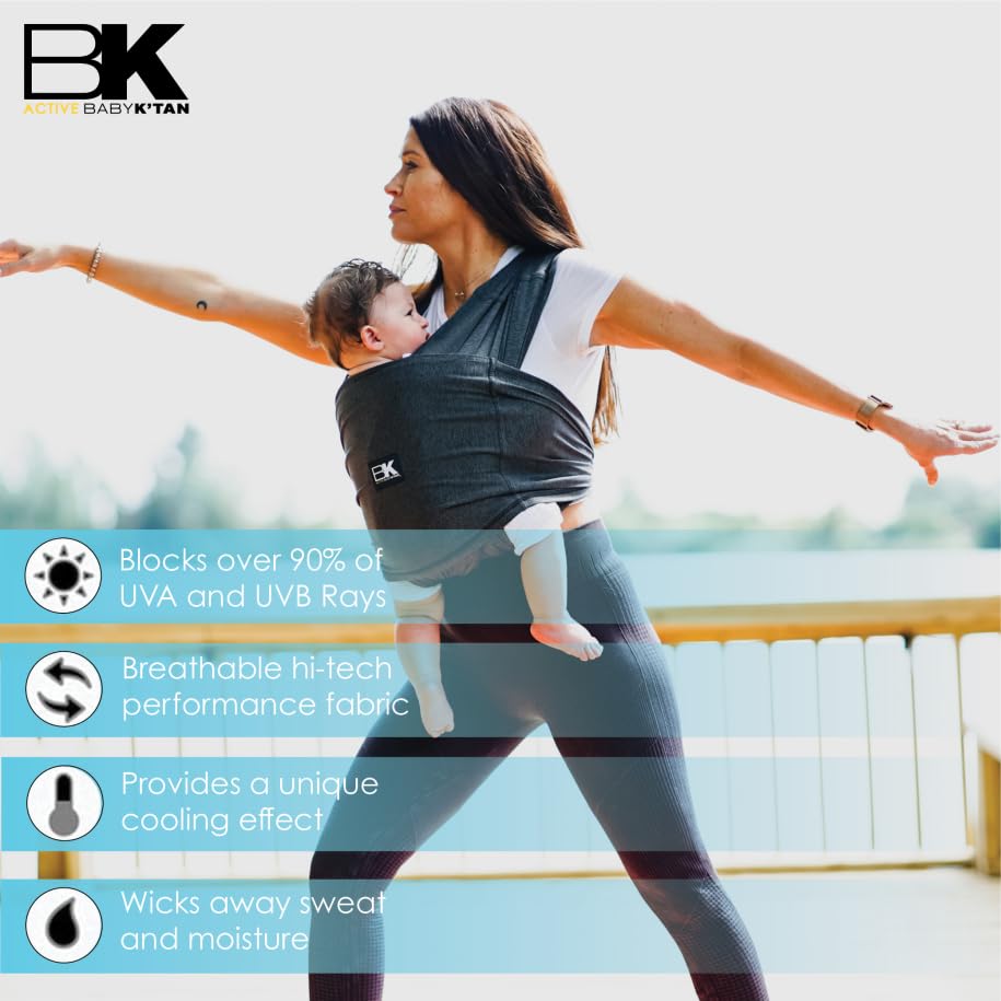 Baby K'tan sun protection view—blocks UVA UVB during outdoor strolls