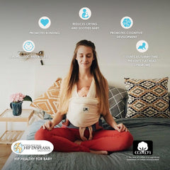 Baby K'tan 5 Positions—adaptable support from newborn to toddler.