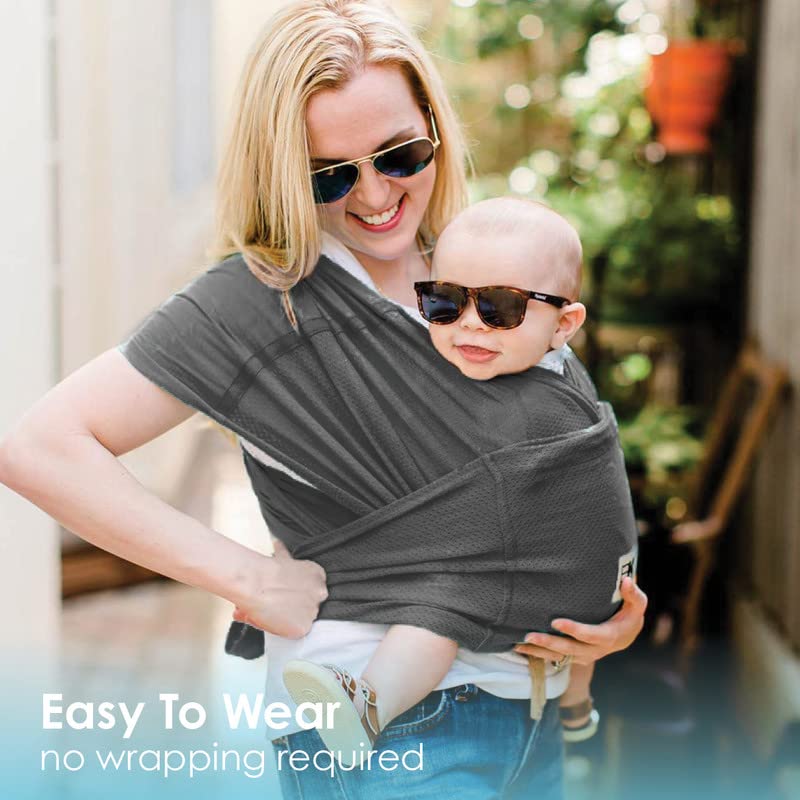 Baby K'tan Breeze newborn wrap for snuggles and early bonding.