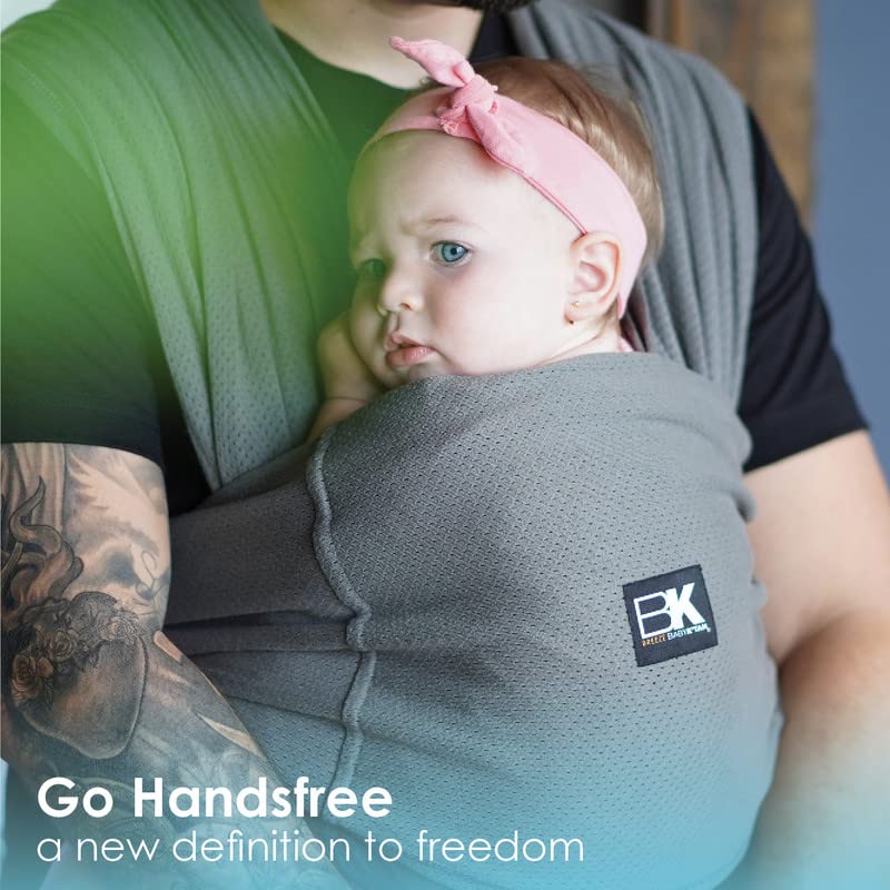 Baby K'tan Breeze supports toddlers up to 35 lbs in upright positions.