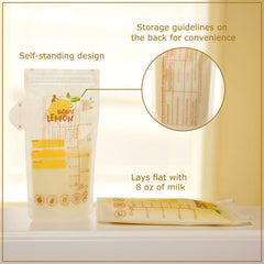 Baby Lemon double-zipper seals guard against leaks when stored.